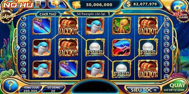 Game slot Thuỷ Cung mang đến hình ảnh đồ hoạ, âm thành sắc nét