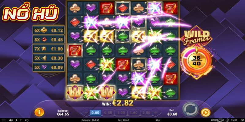 Một số tính năng tiền thưởng trong Wild Frames Slot
