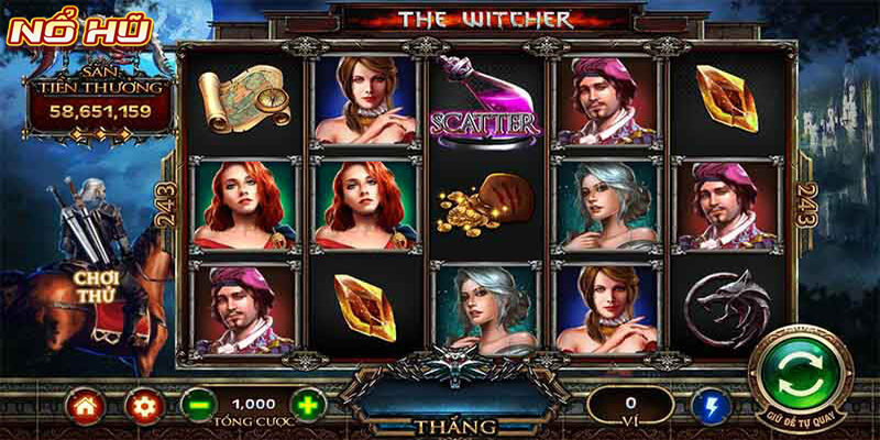 Vài thông tin cơ bản nổ hũ The Witcher Wild Hunt