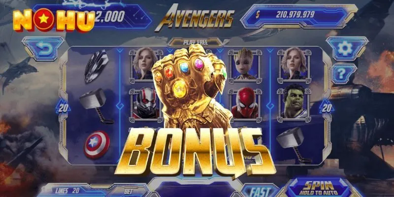 Nổ hũ Avengers có nhiều ưu điểm nổi bật