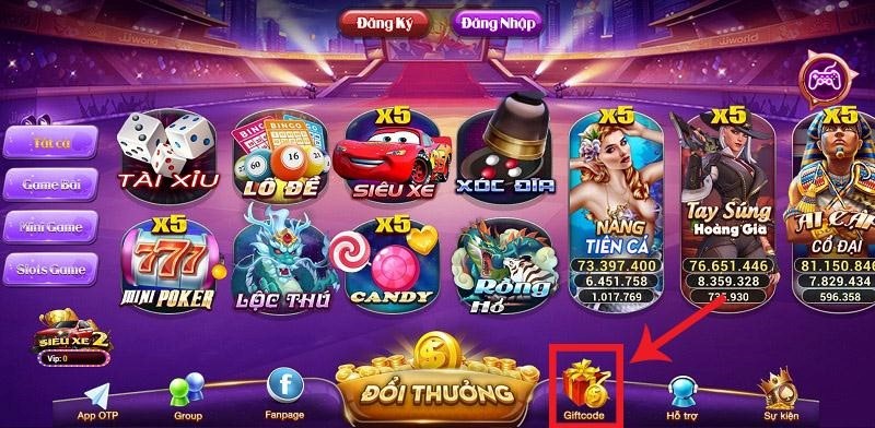 Giao diện trong game cực kỳ hút mắt